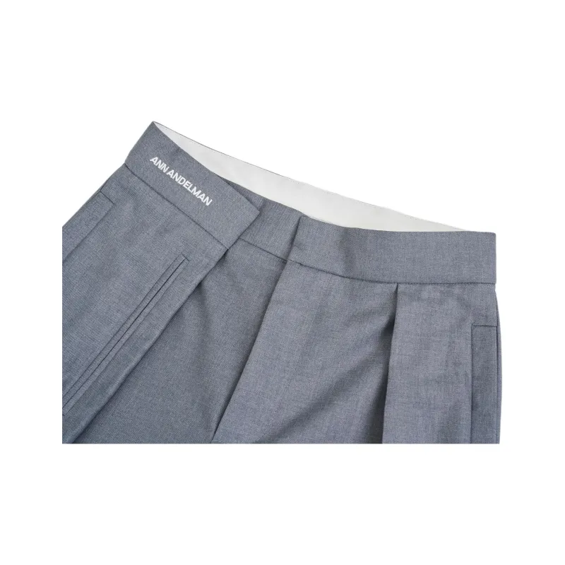 ANN ANDELMAN Suit Trouser Women's Gray-3