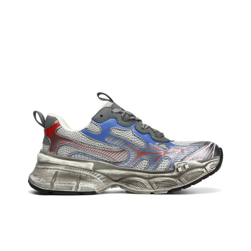TEPOR Cushioned Slip Resistant Abrasion Resistant Low Top Chunky Sneakers Unisex-20