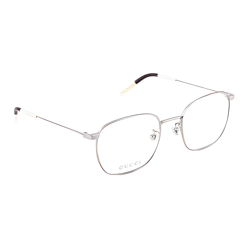 GUCCI Alloy Square Eyeglass Frames Unisex Multicolor-3