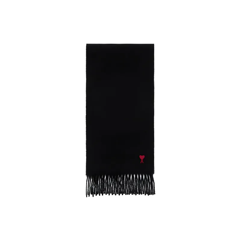 AMIPARIS Plain Scarf With Fringes-0