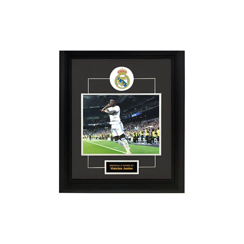 Three For Vinicius Or Vinicius Junior Real Madrid Player Signed Photo With SA Certificate Collection-0