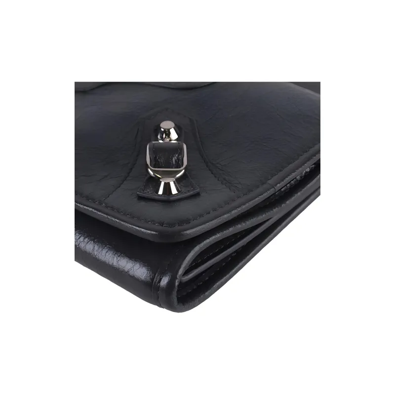 Balenciaga Lambskin Clutch Women's Dark Gray-4