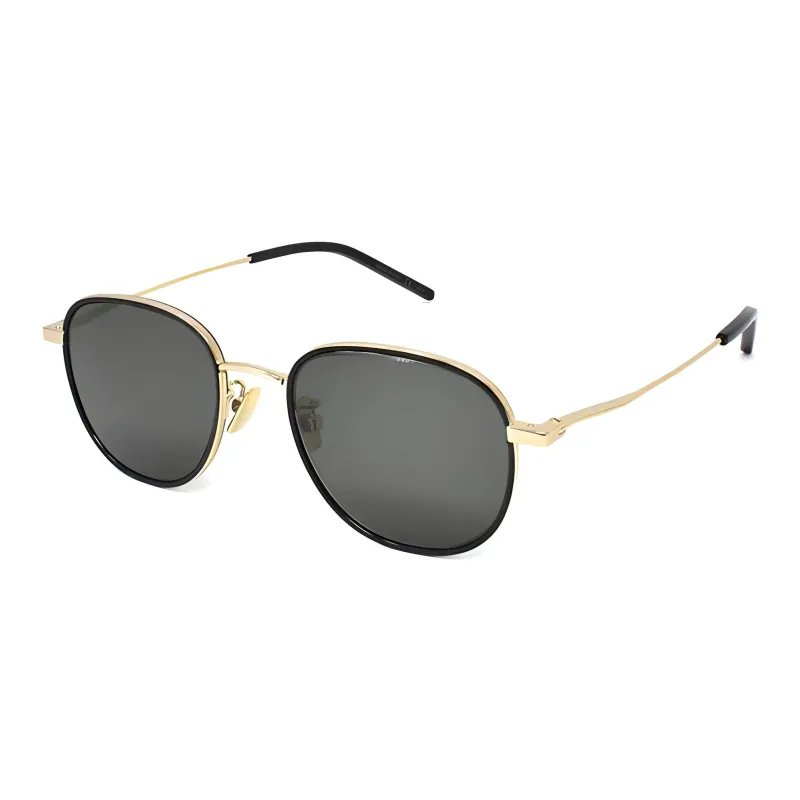 SAINT LAURENT Irregular Shape Sunglasses Women's Gold-0