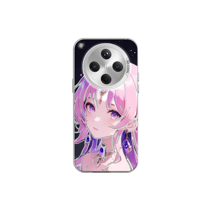 CHUNFAN PC Material Phone Cases Compatibility With OPPO A5 Pro/Find X8/Reno 12/11/Pro Trendy And Cool-3