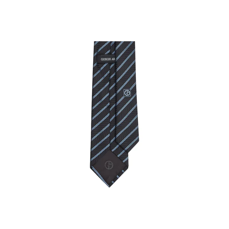 GIORGIO ARMANI Silk Regimental Jacquard Tie-0