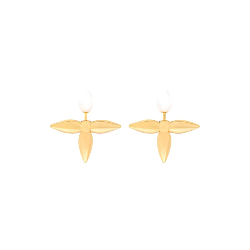 LOUIS VUITTON Louisette Stud Earrings-1