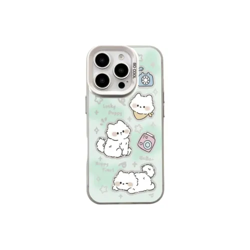 Wei Xin Acrylic Material Green Blended 3 Pack Cats Phone Cases Compatible With IPhone 16/15 Pro Max/Apple 13/14 Pro/Max