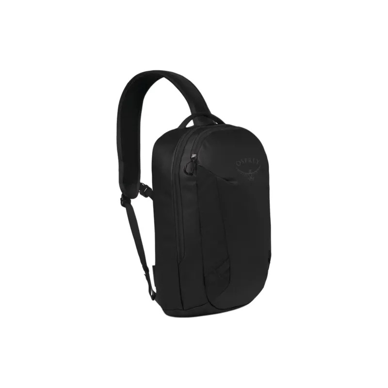 OSPREY Nylon Shoulder Bag, Sling Bag Unisex Black-1