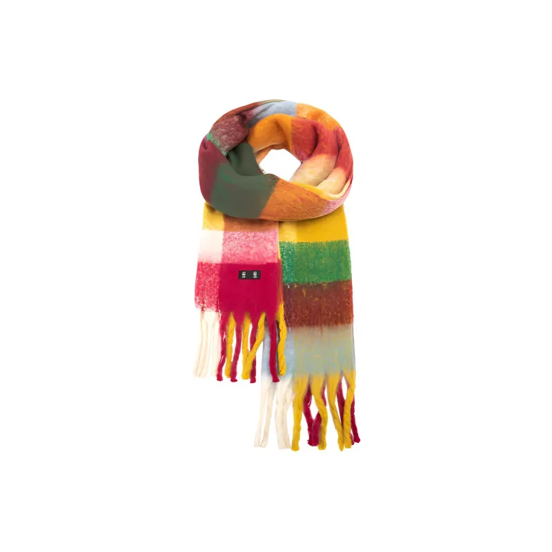 BAIJUAN Knit Scarves Unisex-4