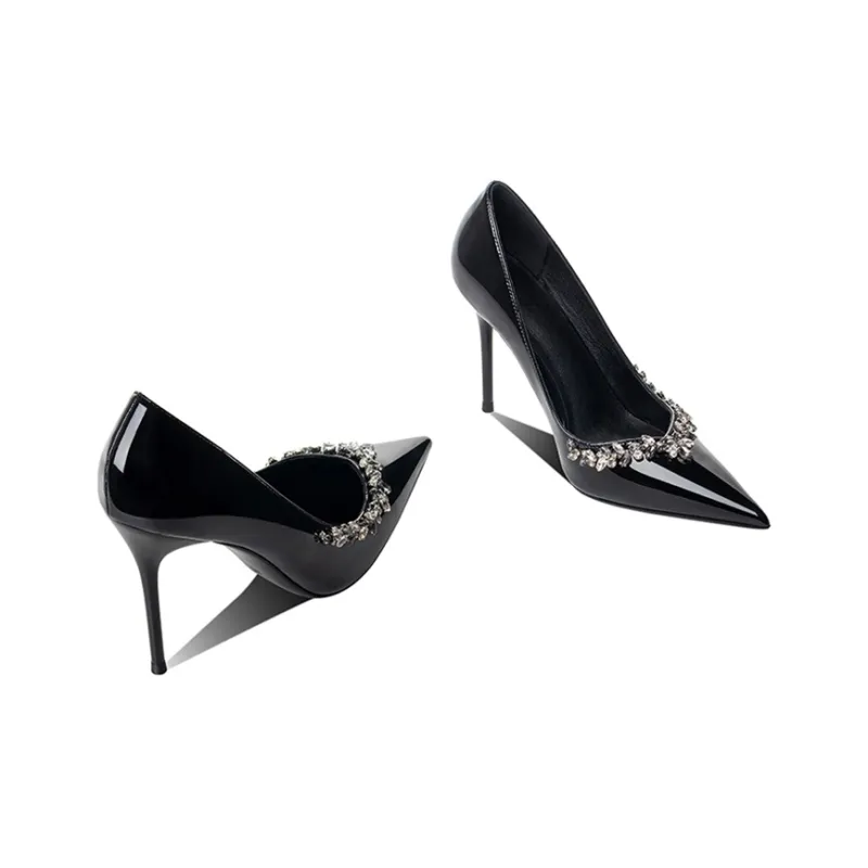 Yang Nianhua Slim Heel High Heels Women's-10