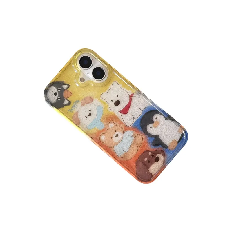 Kona Chun TPU Material Phone Cases Compatibility With 16 Pro Max/15 Pro/14 Pro/13/12/iPhone 15-5