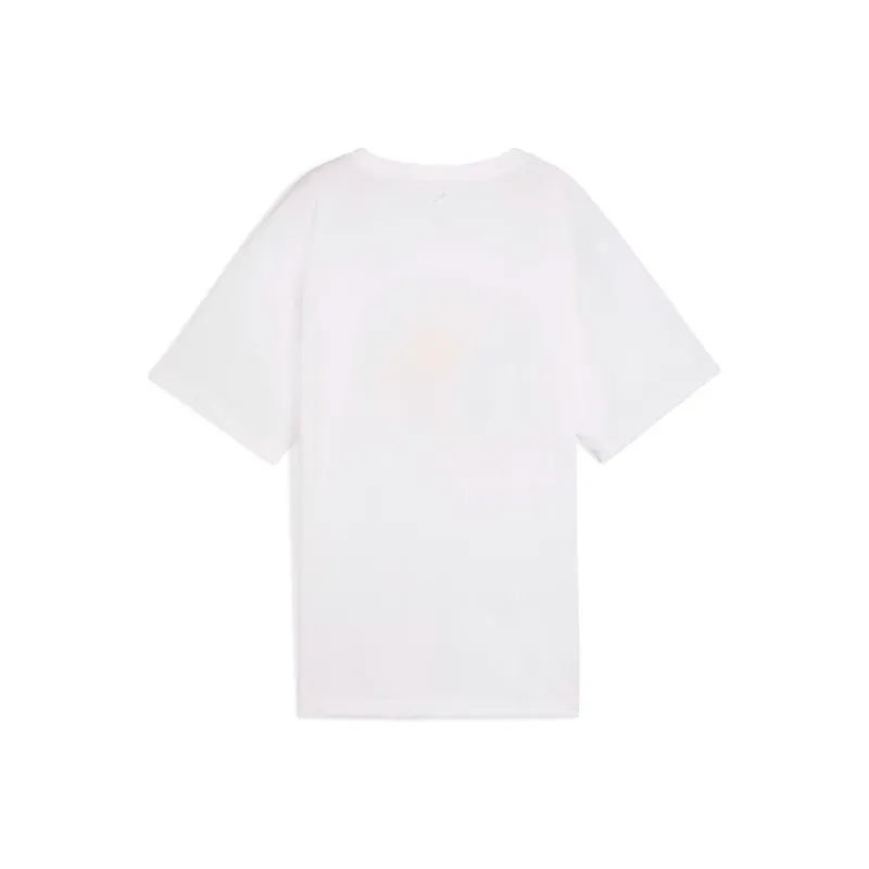 PUMA GRAPHICSRELAXED T Shirt Women's White-1