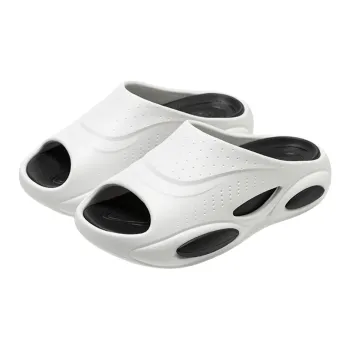 POSEE Slippers Black Purple/White Black