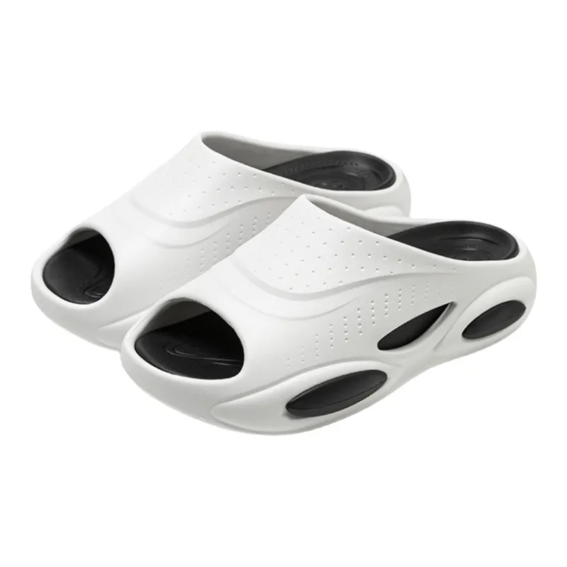 POSEE Slippers Black Purple/White Black-0
