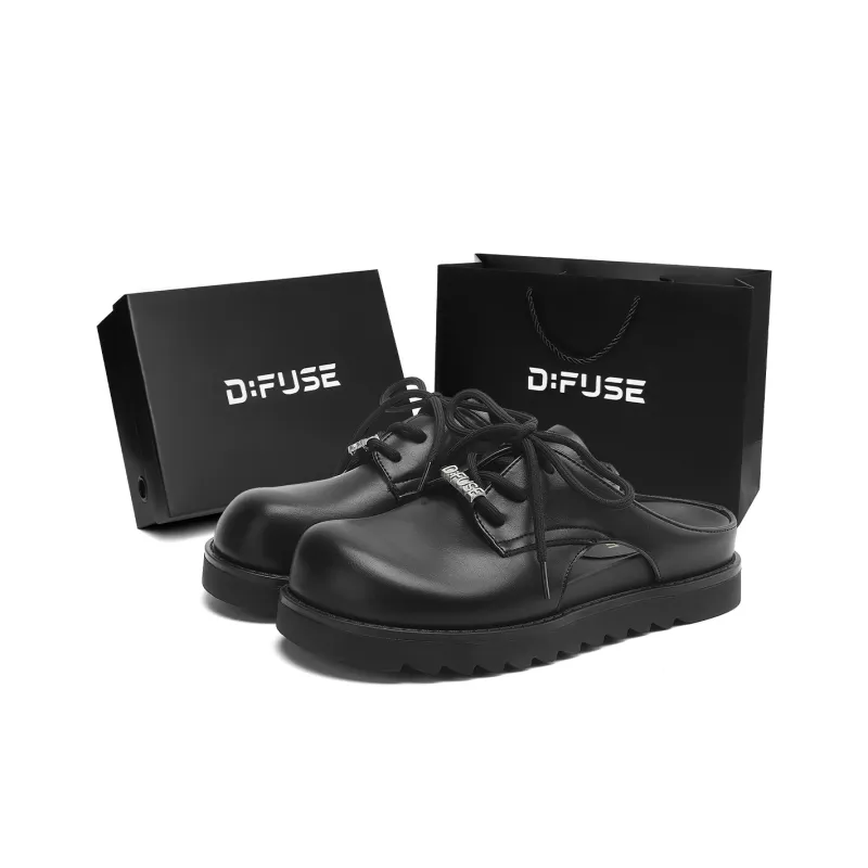 D FUSE SCANDINAVIA Stitching Quiet Abrasion Resistant Wrap toe Slippers Women's-1