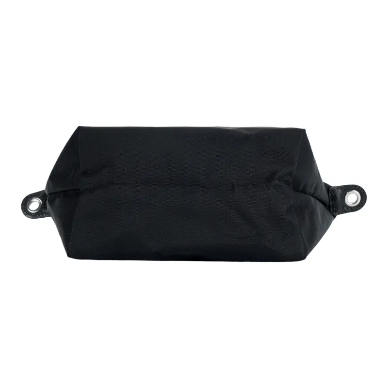 LONGCHAMP ANDRÉ Collaboration Le Pliage Canvas Dumpling Bag, Crossbody Bag, Handbag Mini Unisex Black-3