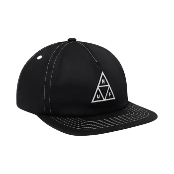 HUF Cotton Baseball Caps Unisex Black