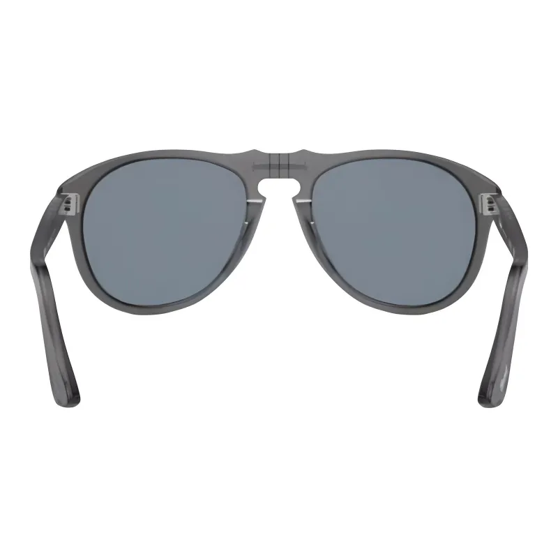 PERSOL Acetate Irregular Shape Sunglasses Men's Black-1