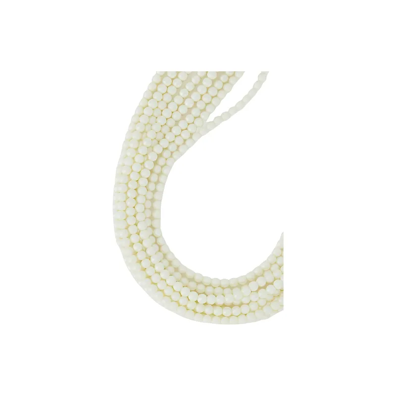 KENNETH JAY LANE Artificial Pearl Glass Zinc Alloy Rhodium-Plated Necklaces Women's White-1