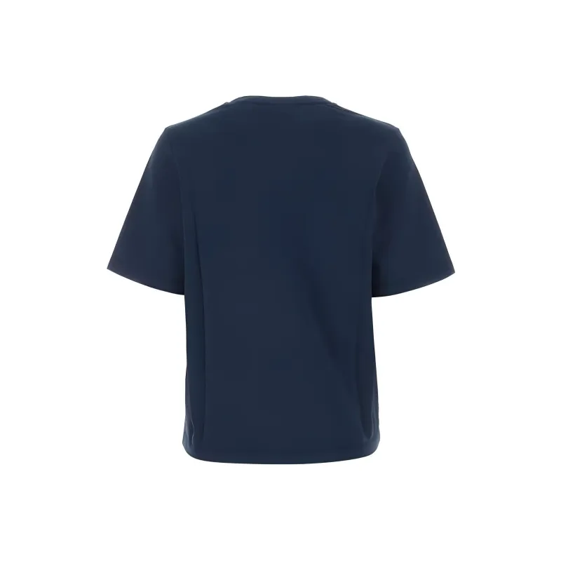 Maison Kitsune Logo Printed Crewneck T Shirt-1