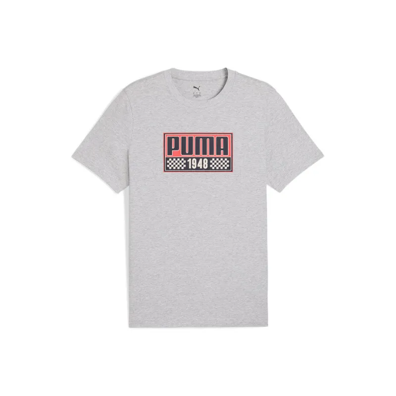 PUMA GRAPHICSMoto T Shirt Men's Gray-0