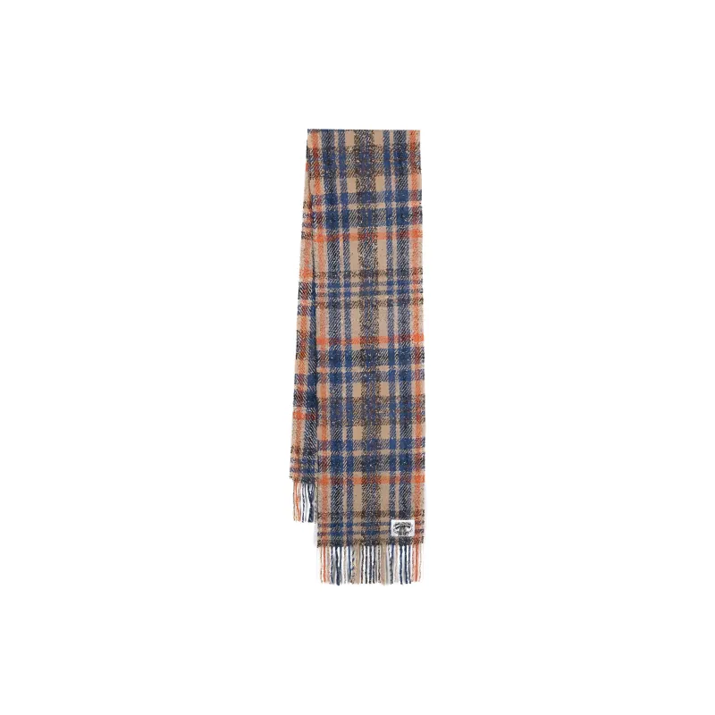 Acne Studios Plaid Fringe Scarf-2