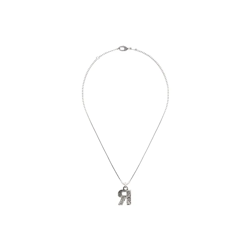 GUCCI 925 Sterling Silver Necklaces Unisex Silver-3