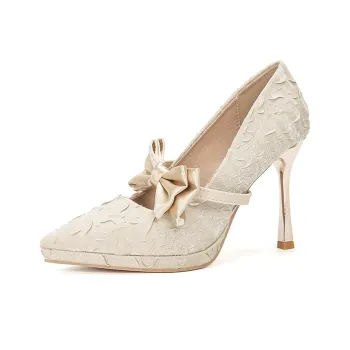 Zubumei High Heels Women's Champagne