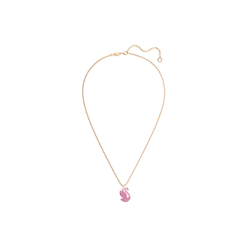 Swarovski Swan Pendant Necklace-1