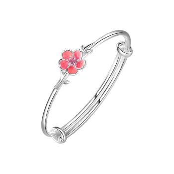 Silver Place 999 Fine Silver Bangles Women's