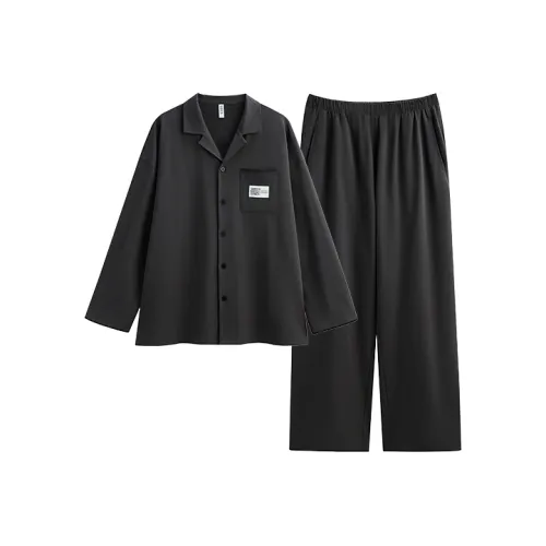 Peninsula City Pajama Set Students And Working Professionals Men's Classic Black