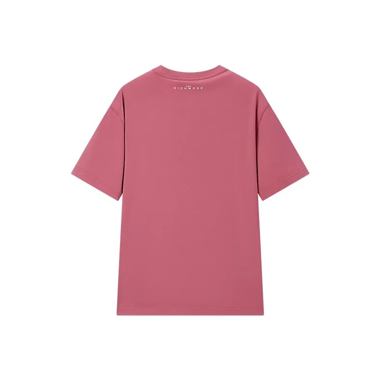 JOHN RICHMOND SS25 T Shirt Unisex Rubber Pink-1