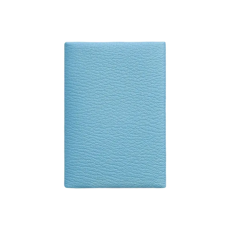 HERMES Calvi Duo Mysore Goat Skin Card Holder Women's 7N Celeste Sky Blue-0
