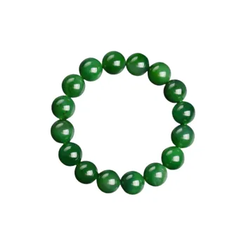 MY WORLD BEGINS AND ENDS WITH YOU Hetian Jade Bracelets Jasper Unisex