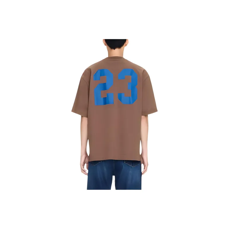 OFF-WHITE 23 Varsity Skate Cotton T-shirt-4
