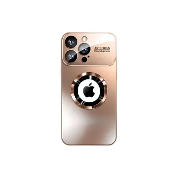Sopi Acrylic Material Matte Large Window Magnetic Phone Cases Compatible With IPhone 16/15 Pro Max/Apple 13/14 Pro/Max