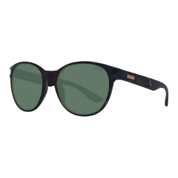 BMW Plastic Round Sunglasses Men's Black