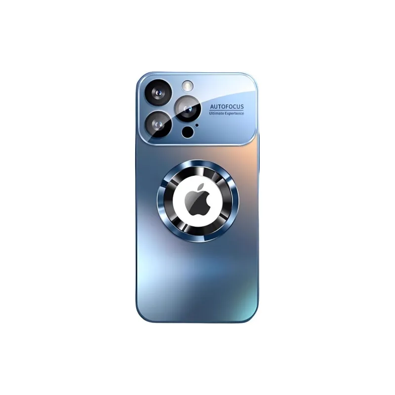Sopi Acrylic Material Matte Large Window Magnetic Phone Cases Compatible With IPhone 16/15 Pro Max/Apple 13/14 Pro/Max-4