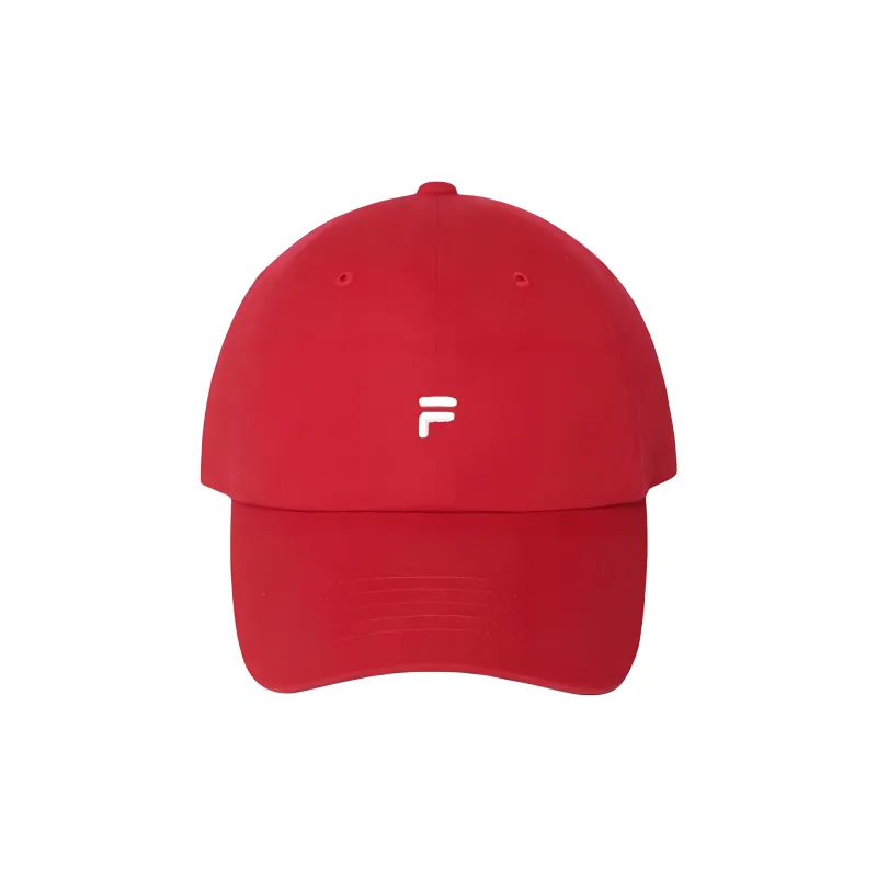 FILA 100% Cotton Baseball Caps Unisex Red-0