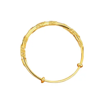 Old Qingyun Silver Building 999 Fine Silver Bangles Women's