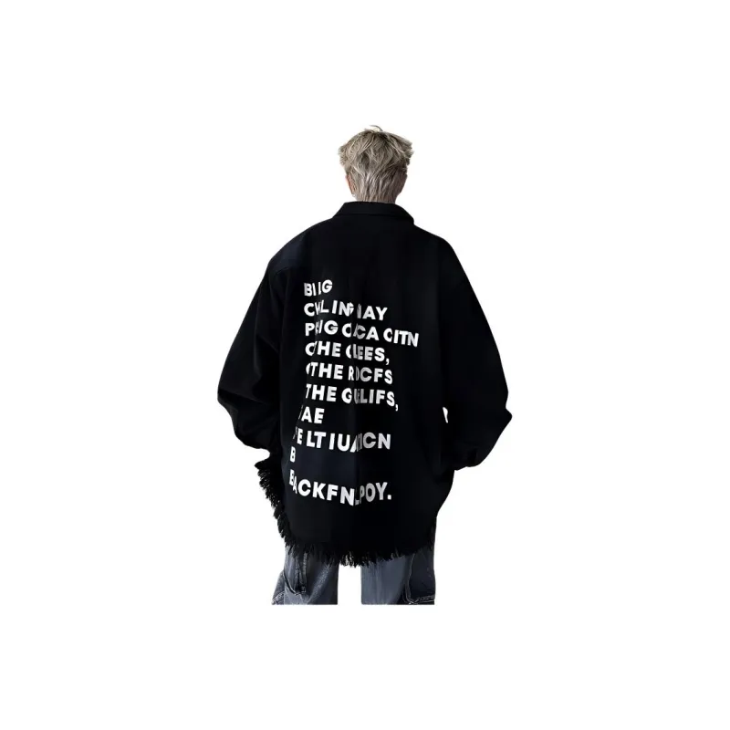 NEAR HERE Denim Jackets Unisex-8