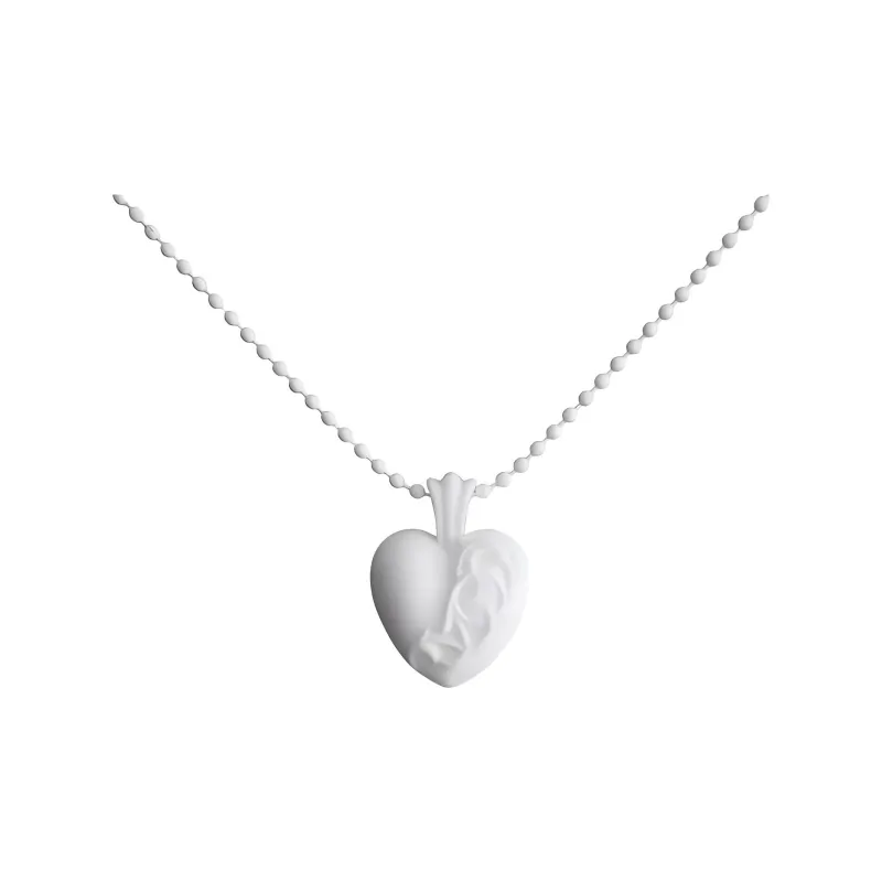 Chrome Hearts Plastic Necklaces Men White-0