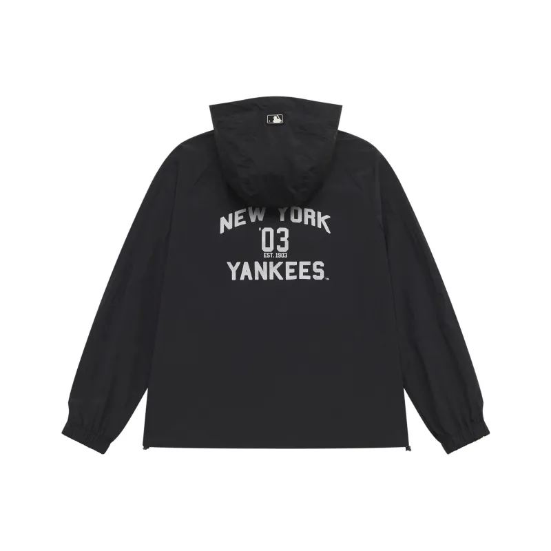 MLB Preppy Style Collection New York Yankees SS25 Jacket Unisex Black-1