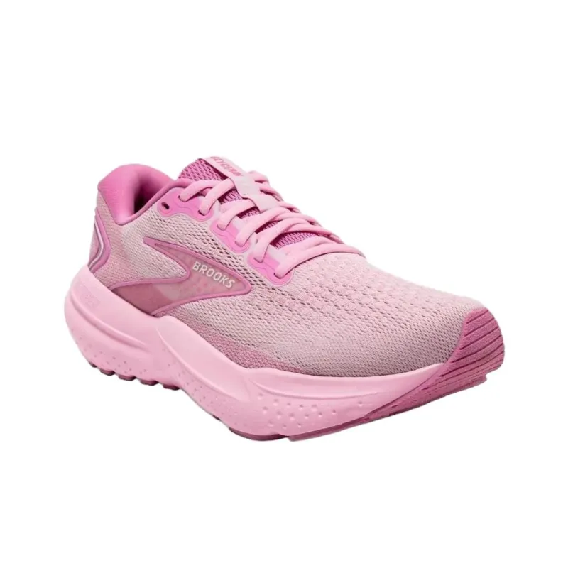 Brooks Glycerin 21 Anti Slip Wear Resistant Low Top Casual Running Shoes Women's Pink-3