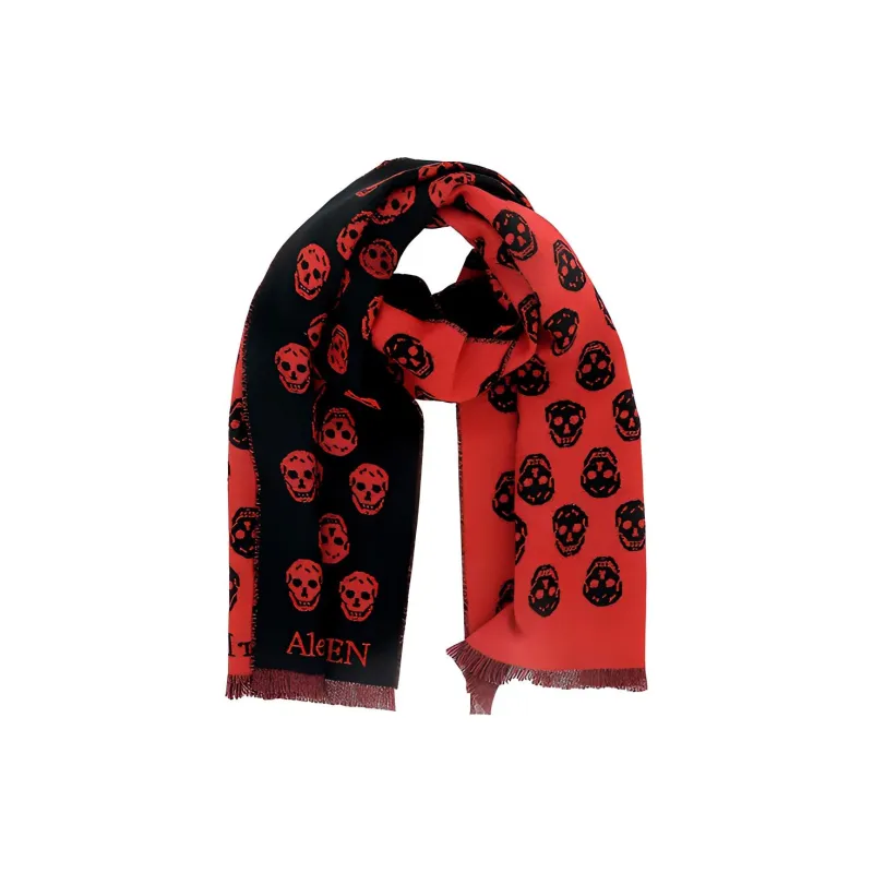 Alexander McQueen Skull Reversible Scarf-1