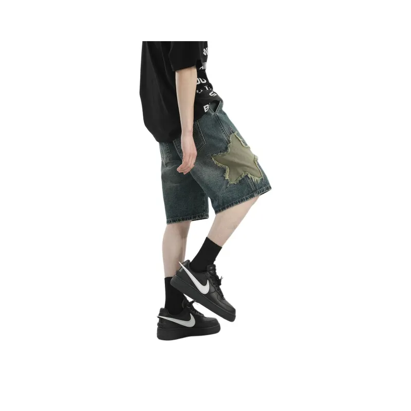 BEAR UNION Denim Shorts Unisex Blue-1
