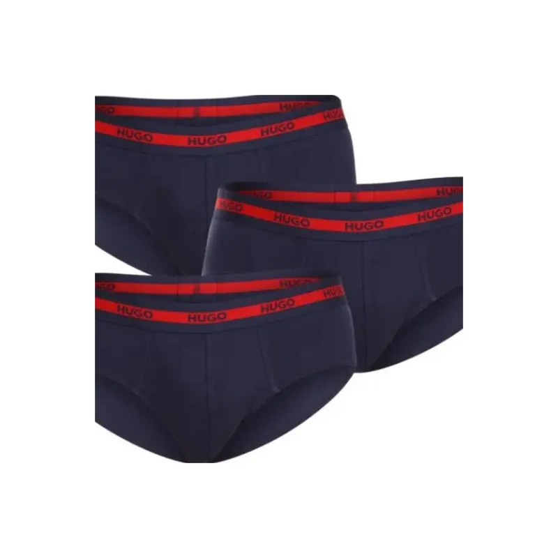 HUGO BOSS Logo waistband Briefs Set Of Three-3