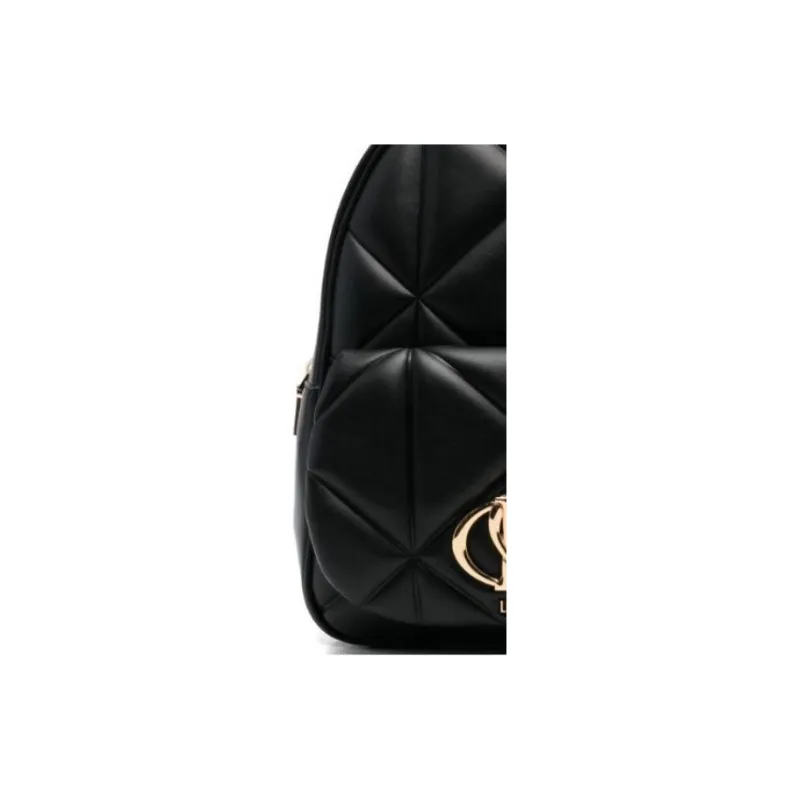 LOVE MOSCHINO PU Backpack Regular Women's Black-4
