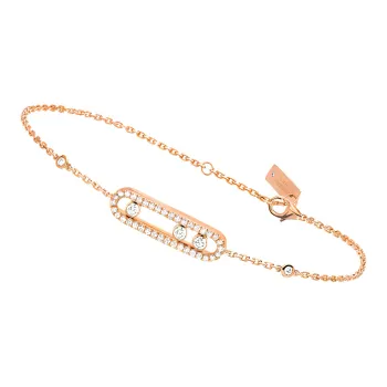 MESSIKA Rose Gold With Diamond Bracelets Women's Rose Gold