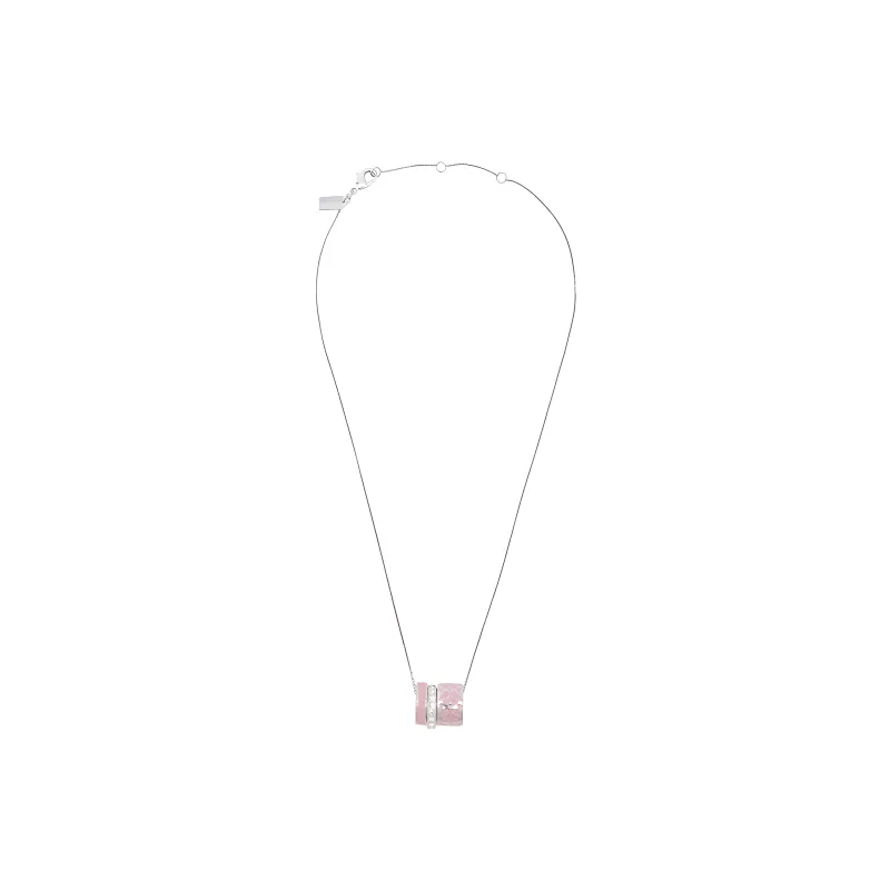 COACH Brass Necklaces Women's Pink-2